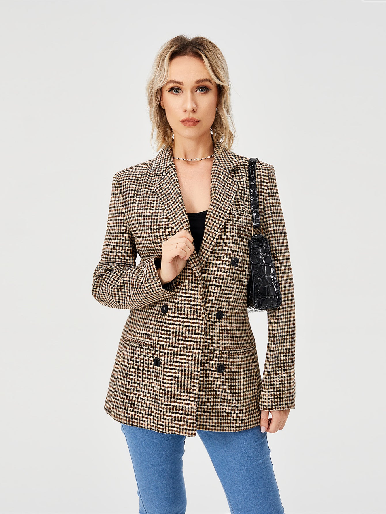 Women's Casual Long Sleeve Blazer Jacket