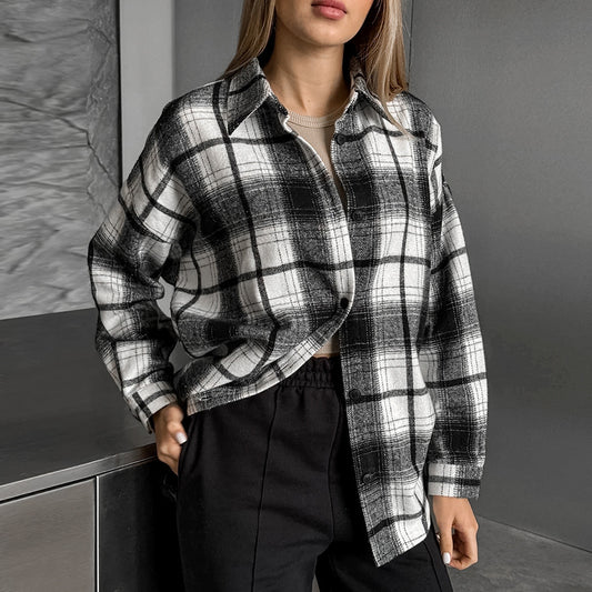 Women's Classic American Plaid Shirt