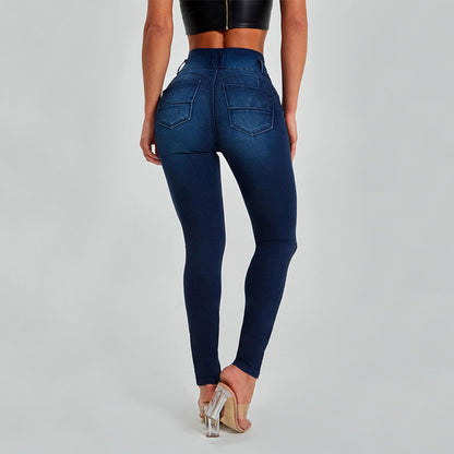 Women's High-Waisted Skinny Stretch Shaping Jeans