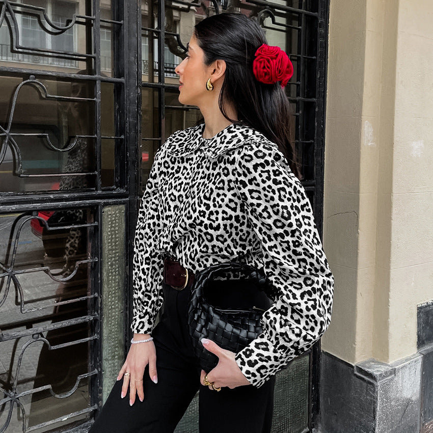 Women's Leopard-print Shirt