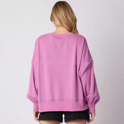 Women's Loose Fitting Sweatshirt