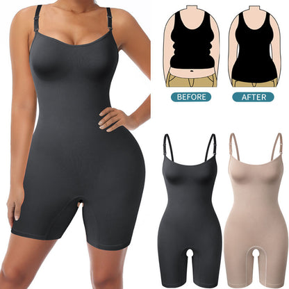 Women's Full Body Shaper Bodysuit: Tummy Control & Hip Lifting