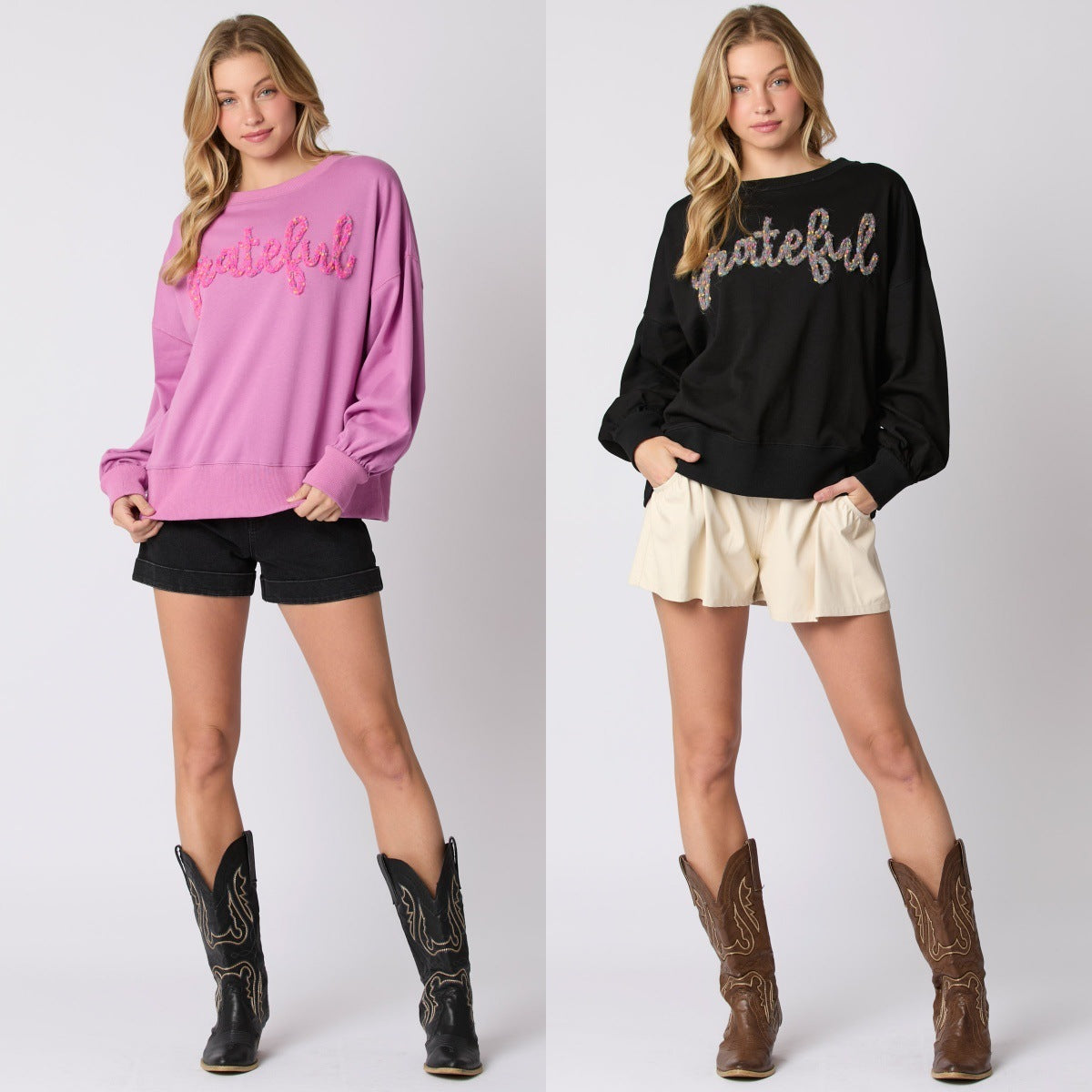 Women's Loose Fitting Sweatshirt