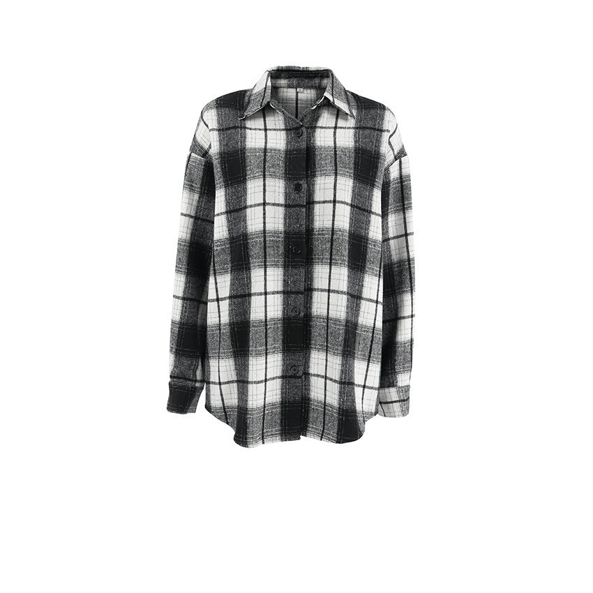 Women's Classic American Plaid Shirt